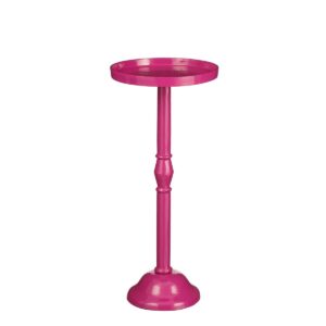 Duco Bijzettafel - H58xØ25cm - Roze