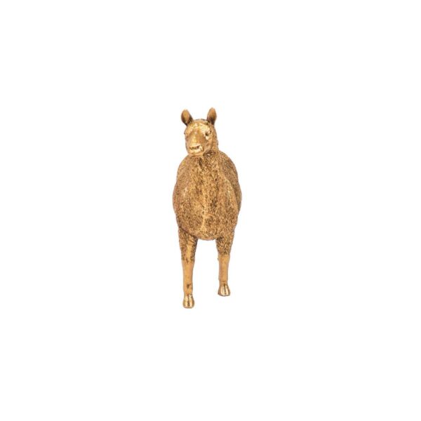 Lama - Goud - 19x7,5x22,5cm