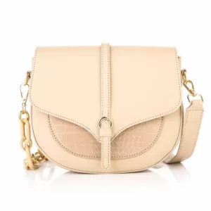 Beige schoudertasje