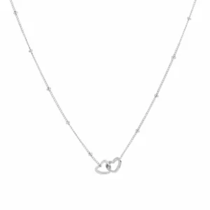 Ketting Connected Hearts Zilver