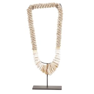 Ornament schelpketting op voet