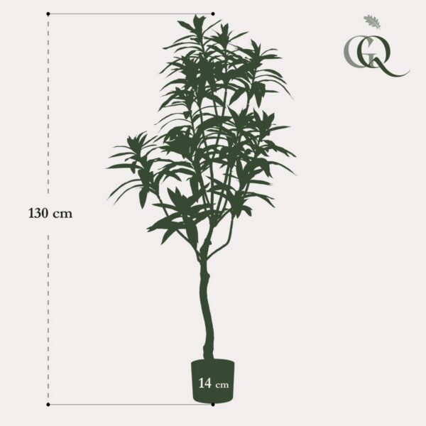 Kunstplant - Dracaena - Drakenboom - 130cm