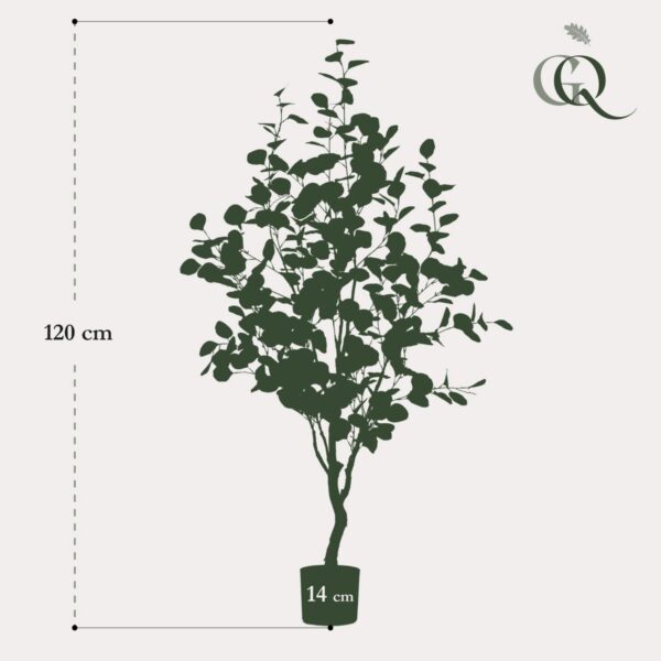 Kunstplant - Eucalyptus - 120 cm