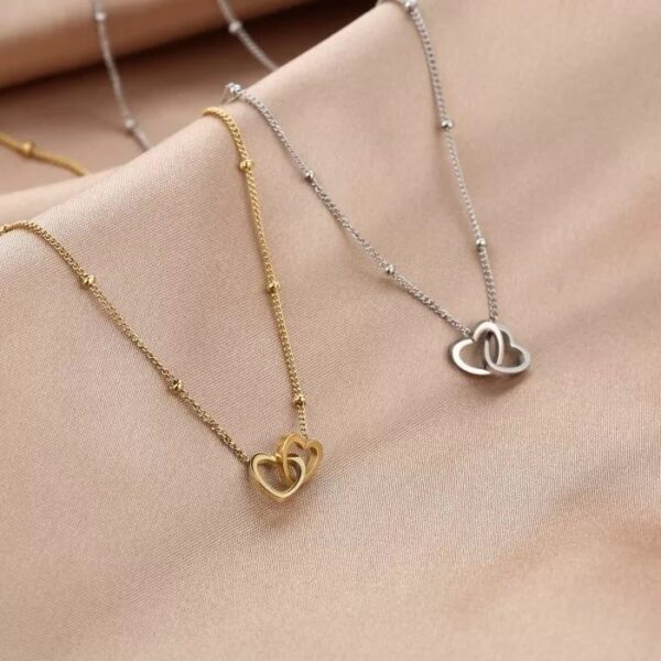 Ketting Connected Hearts Goud