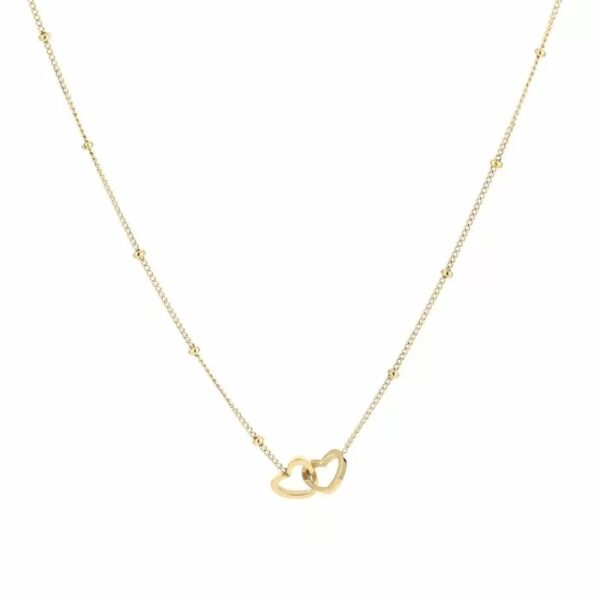 Ketting Connected Hearts Zilver