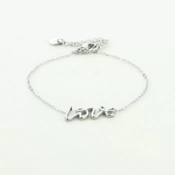 Armband Zilver LOVE