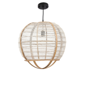 Pella Hanglamp - H44xØ45cm - Beige