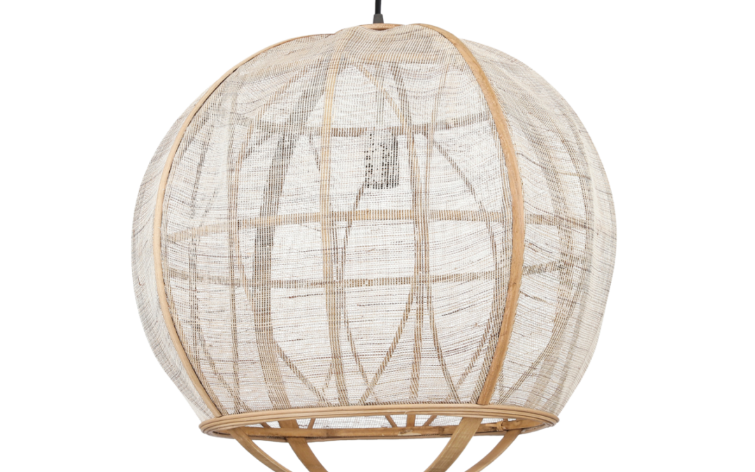 Pella Hanglamp – H50xØ51cm – Beige