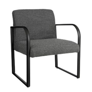 Symon Fauteuil - L72xB69xH81cm - Donkergrijs