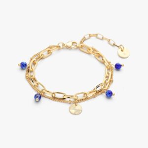 Armband Duo Anissa Blauw