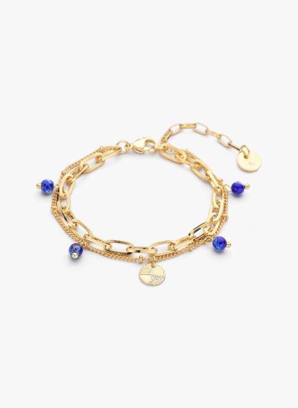 Armband Duo Anissa Blauw