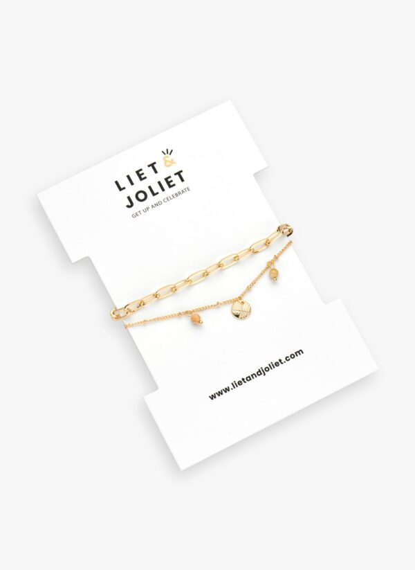 Armband duo anissa Beige Liet&joliet