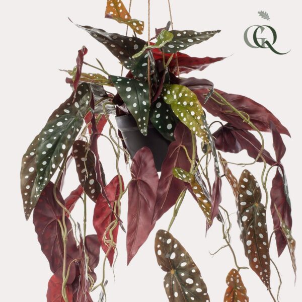 Kunstplant - Stippenbegonia - 80cm