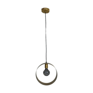 Hanglamp Rond - ø30x10 - Goud