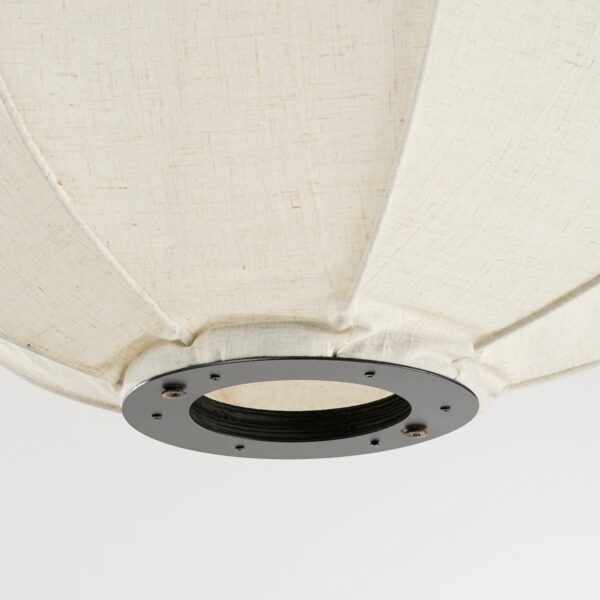 Pego Hanglamp - H55xØ50cm - Linnen - OffWhite