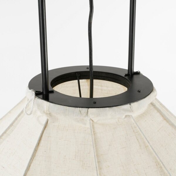 Pego Hanglamp - H94xØ70cm - Linnen - OffWhite