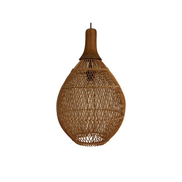 Hanglamp Rotan - 34x34x58 - Naturel