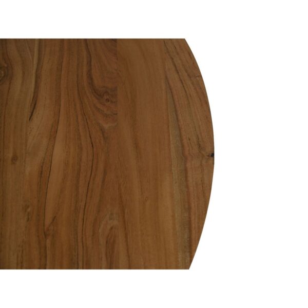 Salontafel Zurich - 80x80x42 - Naturel/Zwart