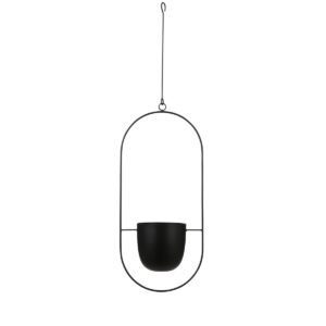 Dexter Bloempot Hangend - L24xB14xH83cm - Zwart