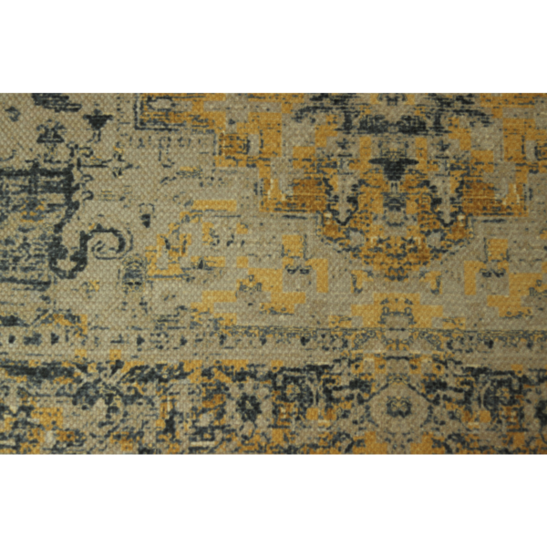 Rug Vintage classic - 120x180 - Yellow/Grey/blue/Old-pink