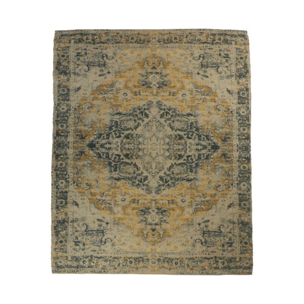 Rug Vintage classic - 120x180 - Yellow/Grey/blue/Old-pink