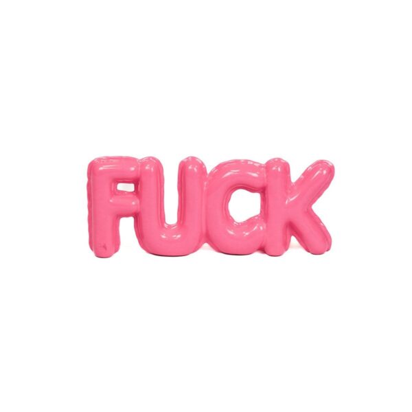 Housevitamin Ornament Ballon 'Fuck' - Neon Roze