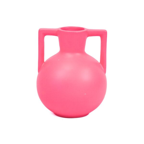 Kettlebell Vaas - Neon Roze