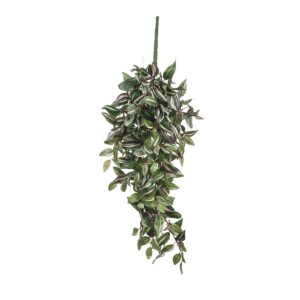 Tradescantia Kunst Hangplant - L15xB30xH80cm - Groen