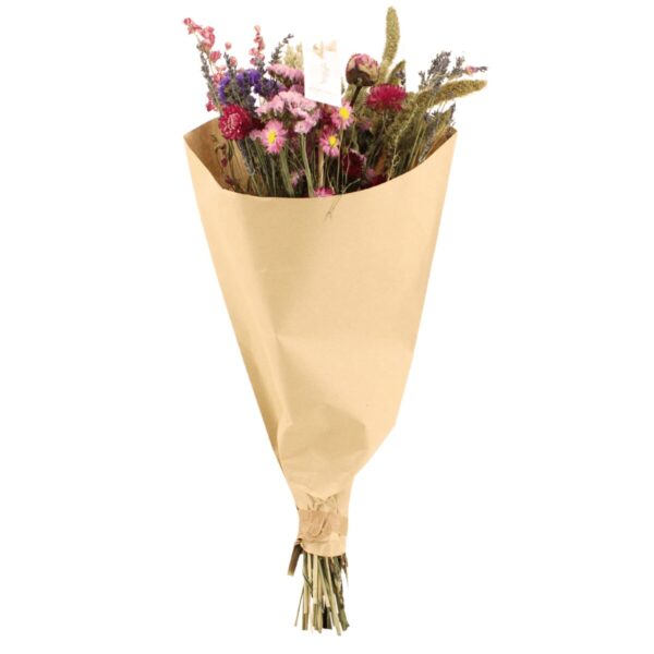 Droogbloemen Veldboeket Roze - Ø25 - 60cm