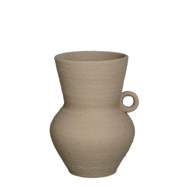 Lane Kruik - H33xØ24cm - Terracotta - Taupe