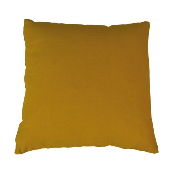 Kussen veer - 45x45 - Mosterdgeel/Goud - Velvet