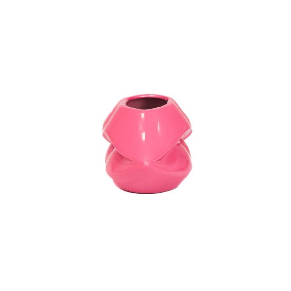 Pot - Lip - Keramiek - Neon Roze - 21x19x11cm