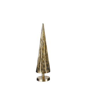 Cezar Decoratie Kerstboom - H45xØ12cm - Aluminium - Goud