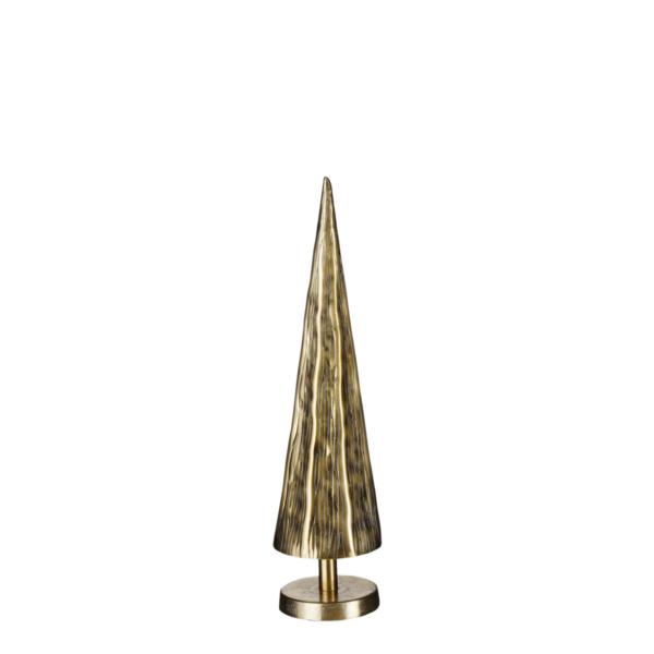 Cezar Decoratie Kerstboom - H45xØ12cm - Aluminium - Goud