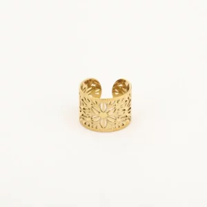 Gouden statement ring